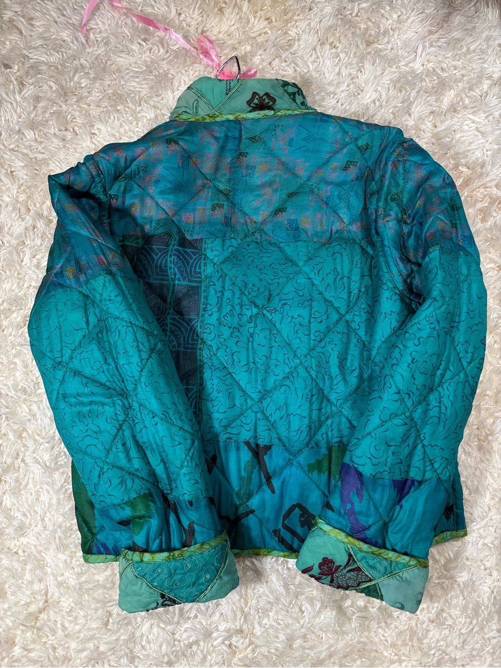Creed Reversible Patchwork Jacket-EUC-Boho Cottagecore - Picture 4 of 10